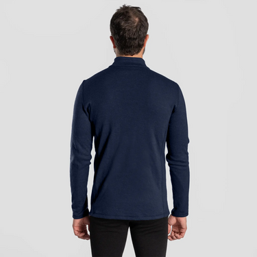 mens temperature regulate jacket full zip color navy blue