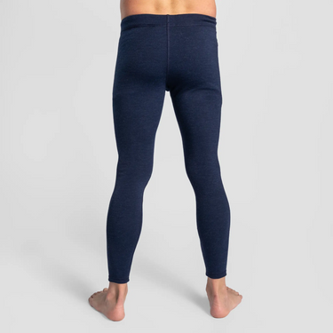 mens temperature regulate leggings lightweight color navy blue