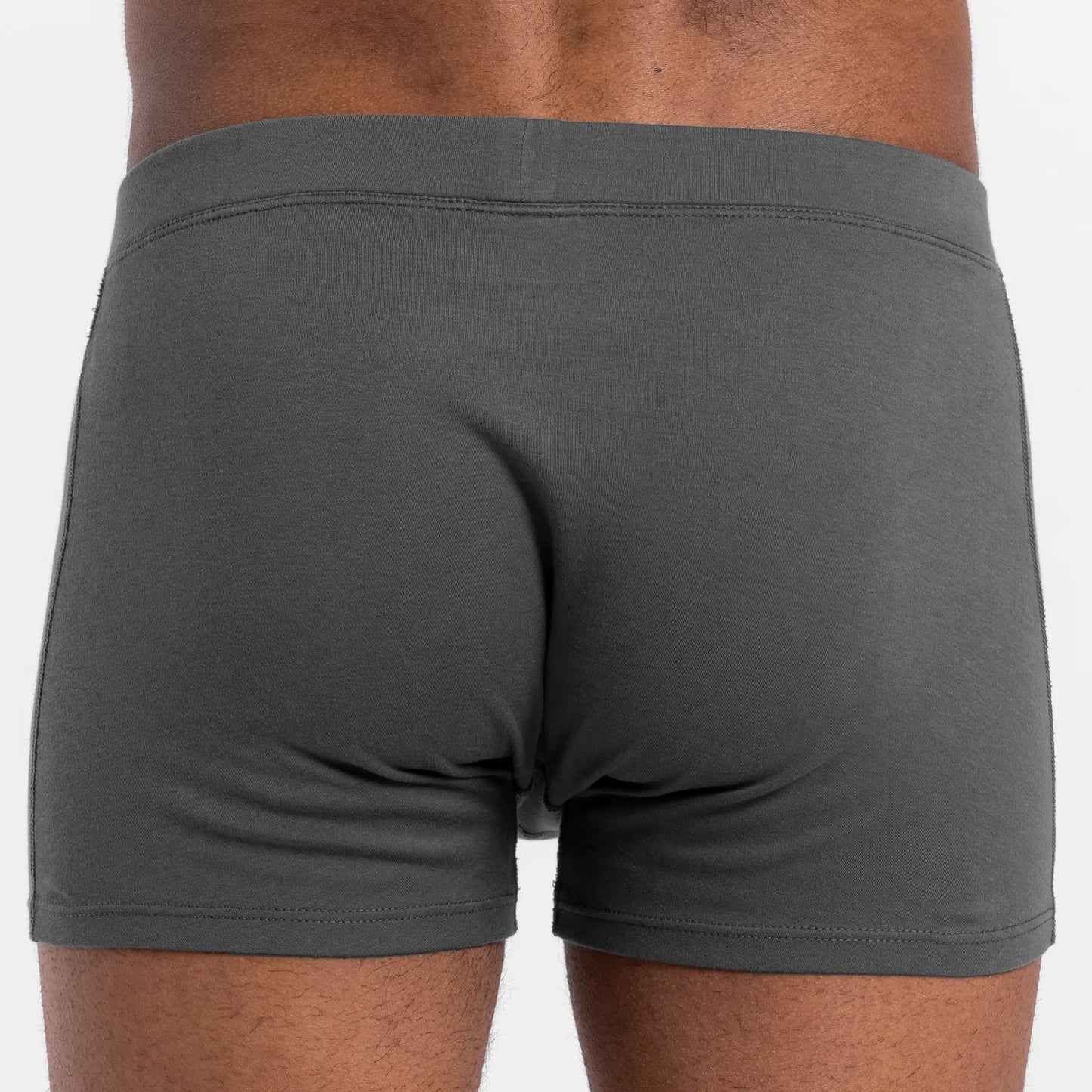 mens ultra soft boxer briefs color gray