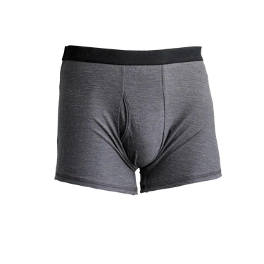Men's Alpaca Wool Boxer Briefs fly color gray