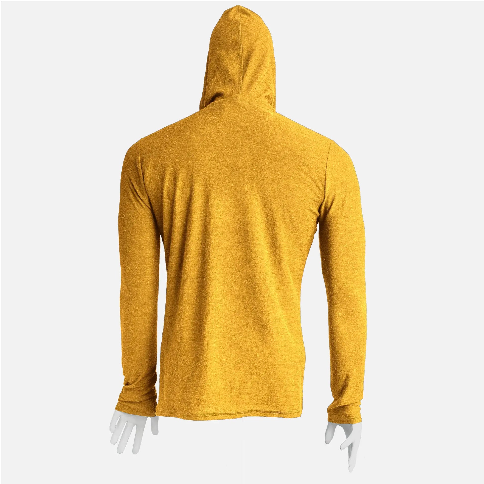 mens ultralight sun hoodie color gold