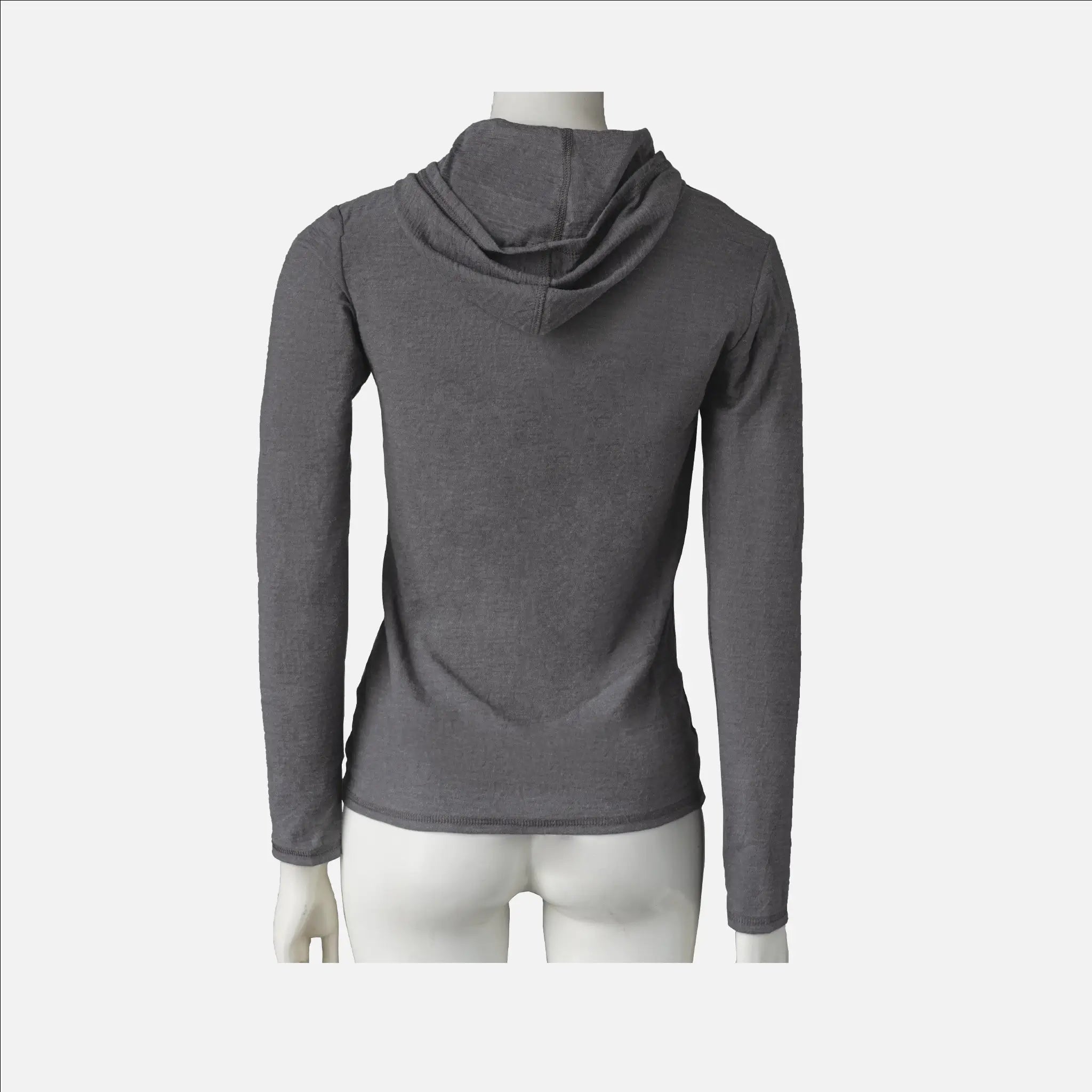 mens ultralight sun hoodie color gray