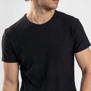 mens uv resistance crew neck featherweight color black