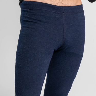mens versatile design leggings lightweight color navy blue