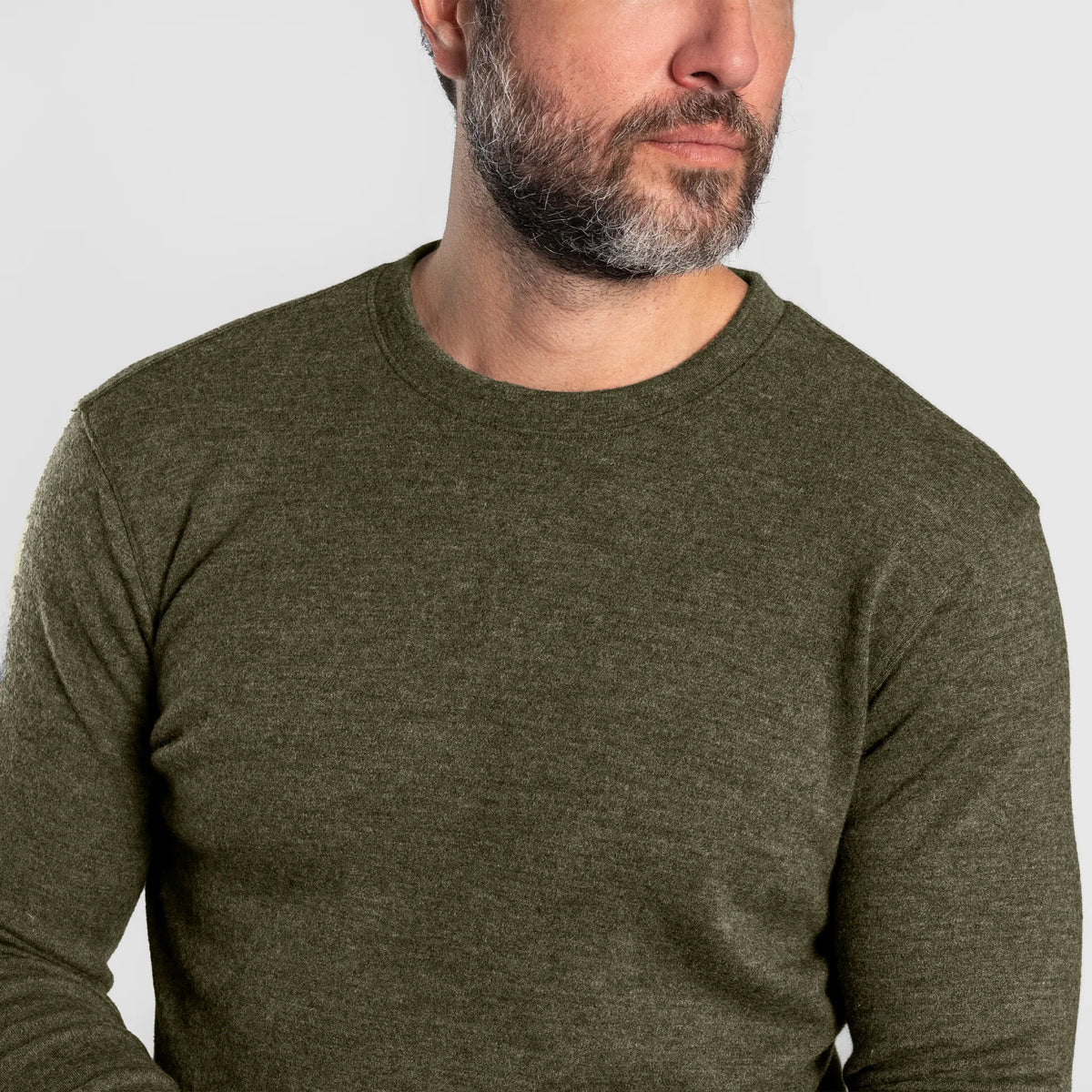 mens versatile design sweater midweight color green