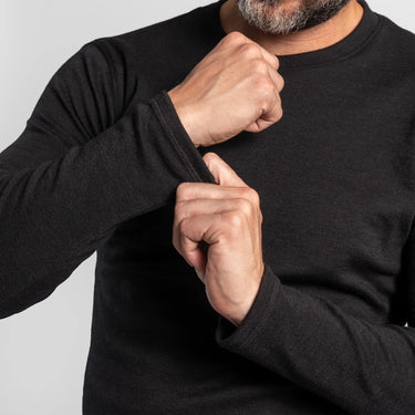 mens wind protection sweater lightweight color black