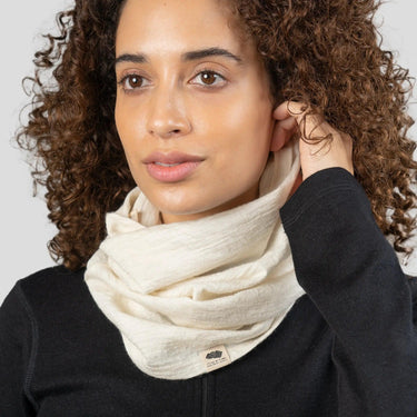 Alpaca Wool Neck Gaiter: 160 Ultralight color undyed