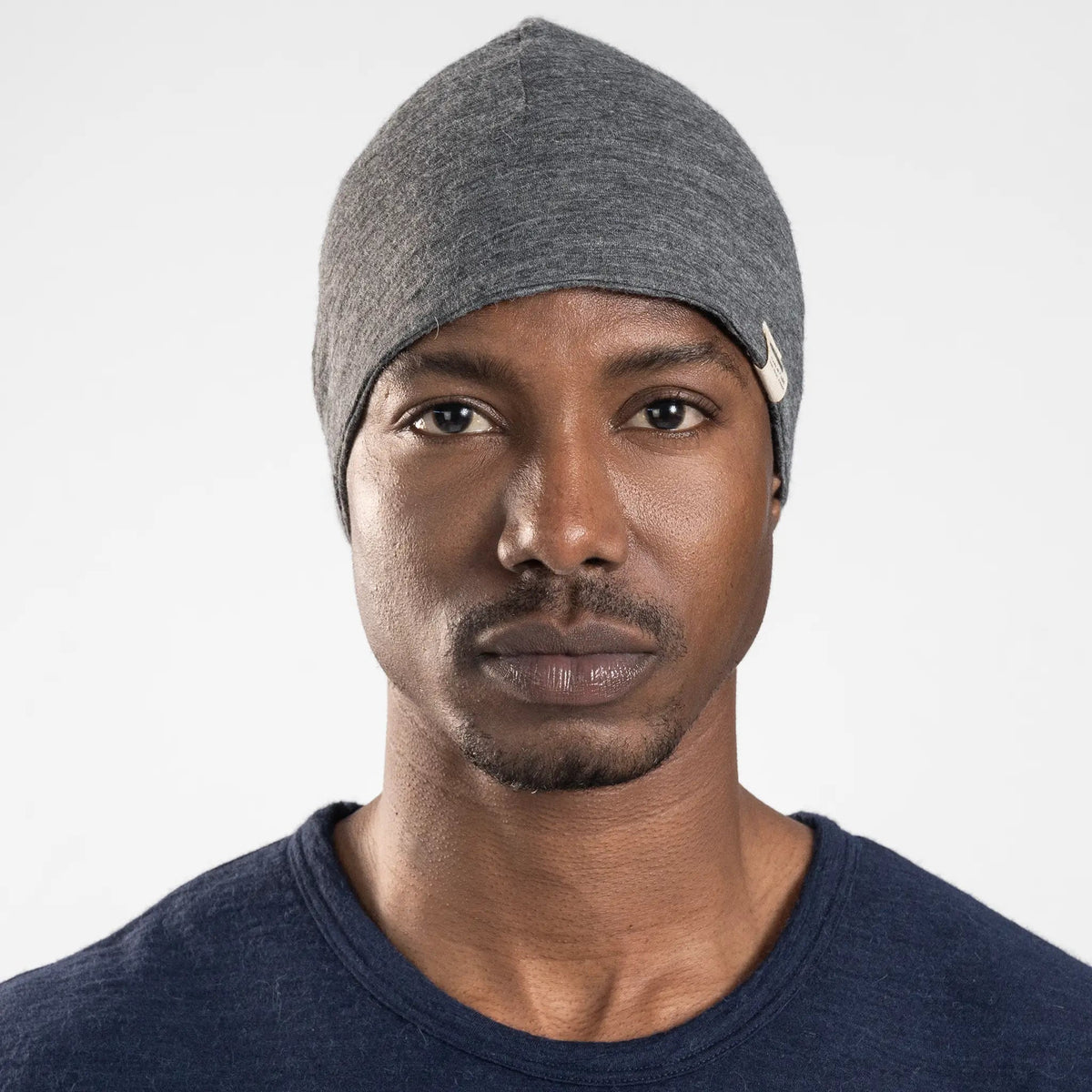 Alpaca Wool Beanie: 160 Ultralight color gray