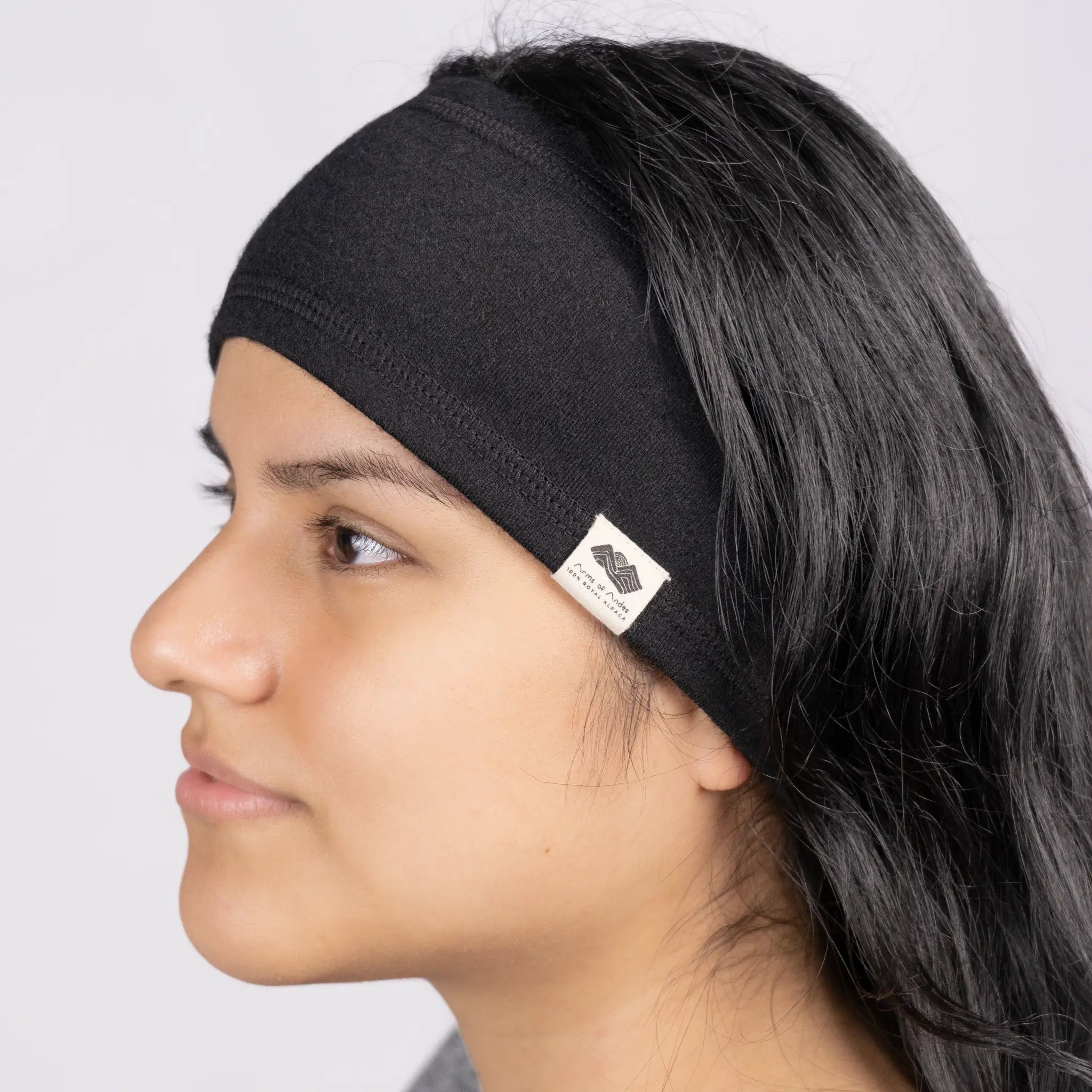 unisex headband high performance color black