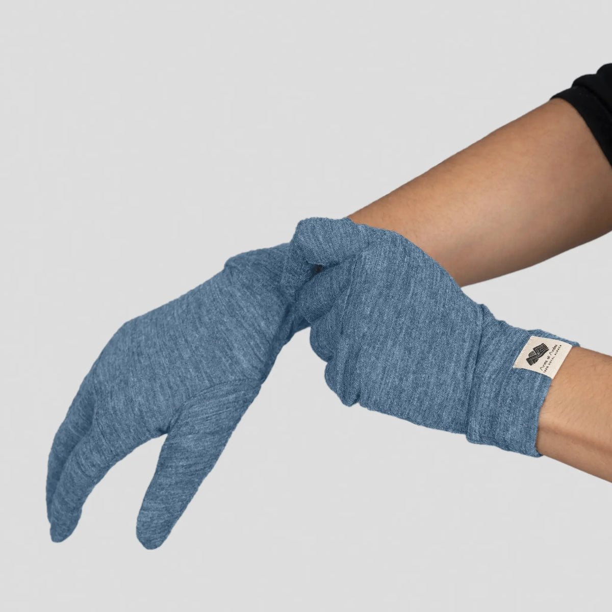 warmest gloves lightweight color baby blue