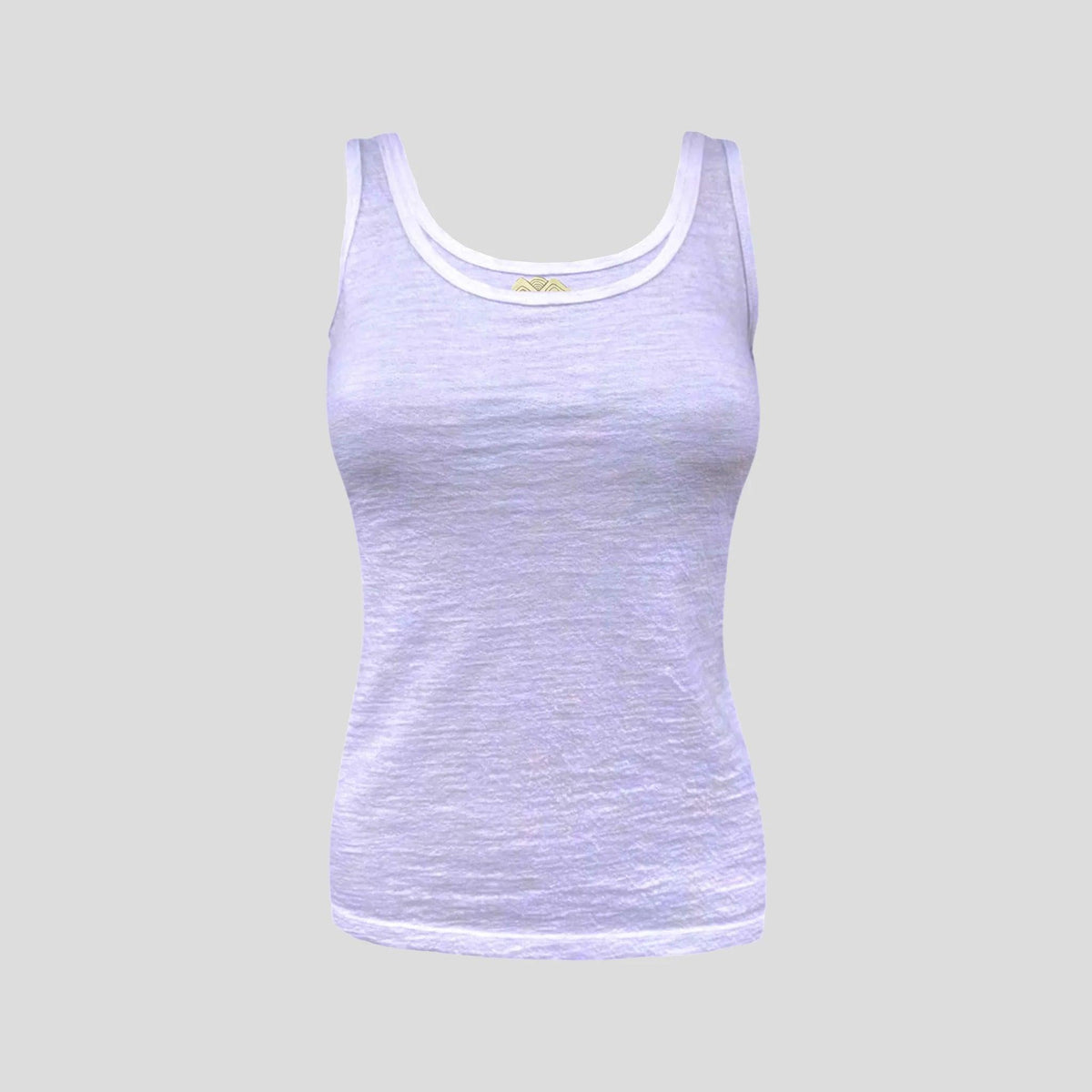 women alpaca wool tank top color lilac