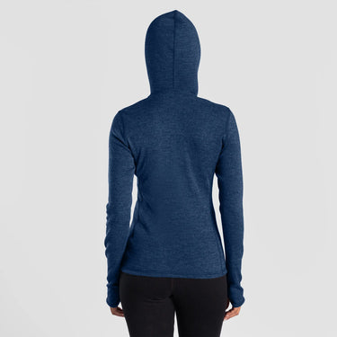 women outdoor clothing baselayer hoodie lightweight color natural blue