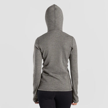 women wind protection baselayer hoodie lightweight color natural gray