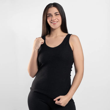 womens adventure tank top ultralight color black