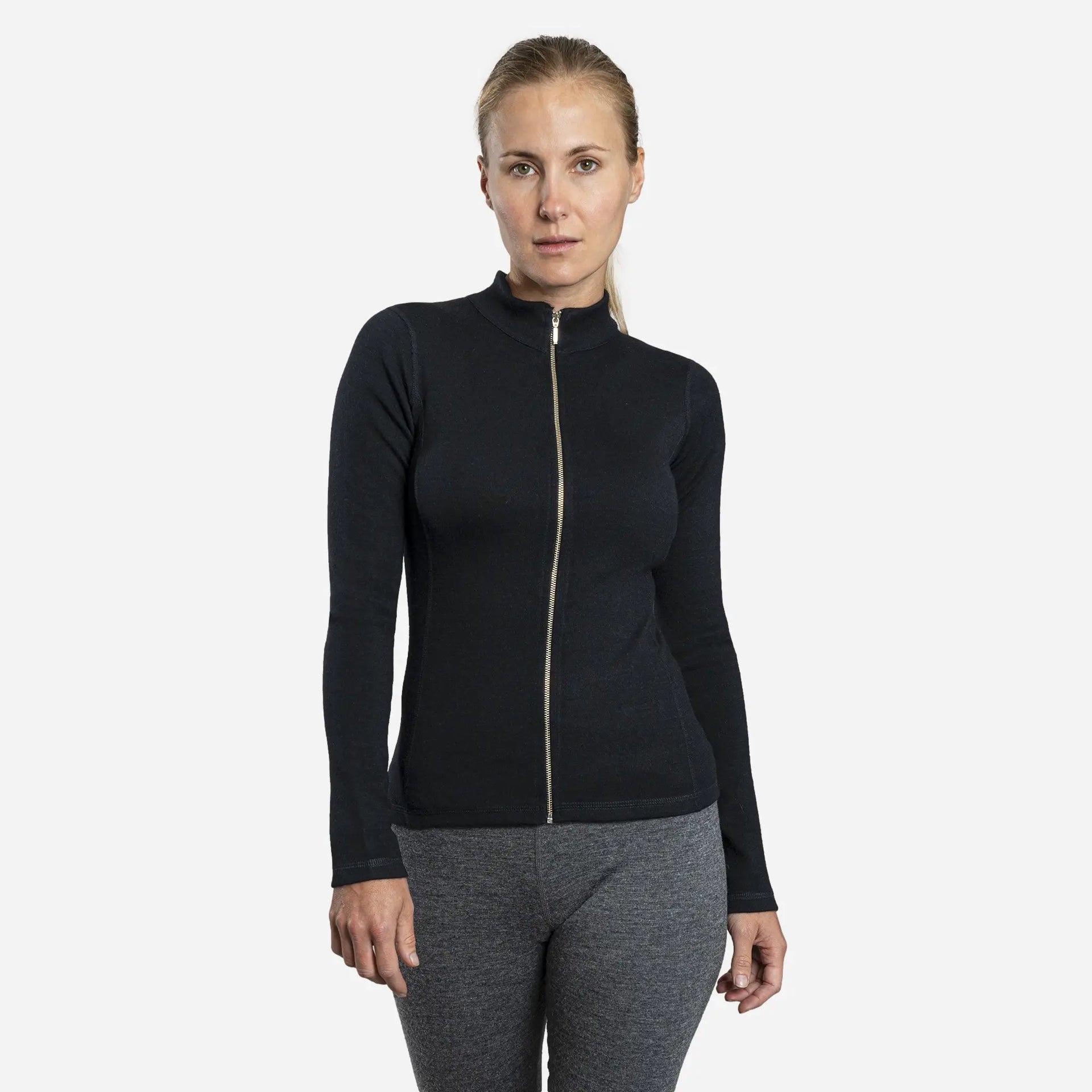 Alpaca Wool Jacket 420 Midweight Full Zip