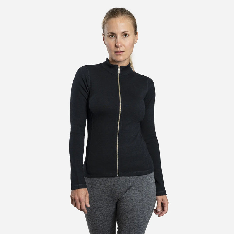 Women's Alpaca Wool Jacket: 420 Midweight Full-Zip