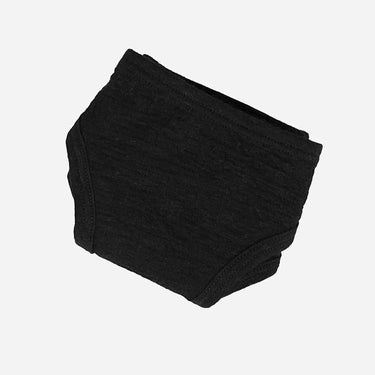 Women's Alpaca Wool Thong: 160 Ultralight color black