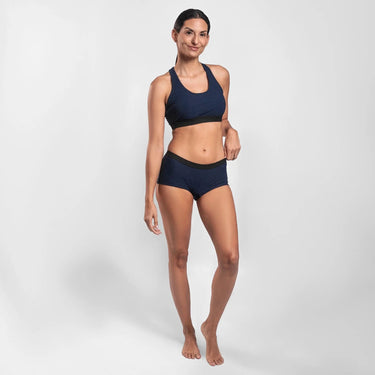 Women's Alpaca Wool Panties: 160 Ultralight color Navy Blue