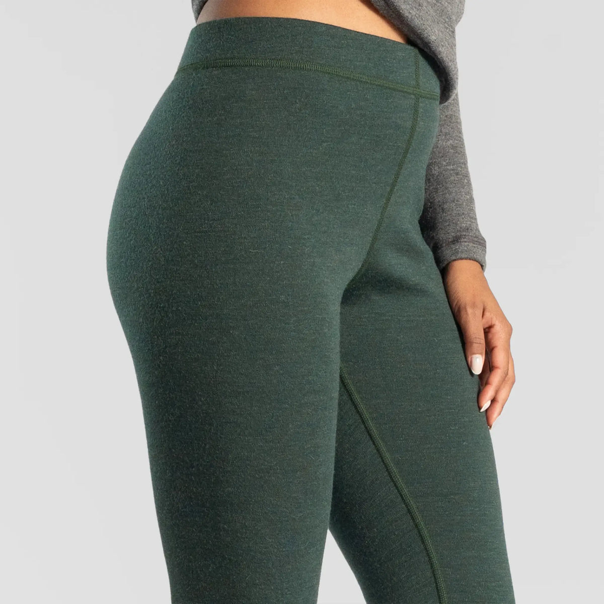 womens best fleece leggings lightweight color dark teal