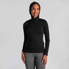 Women's Alpaca Wool Pullover Hoodie: 300 Lightweight