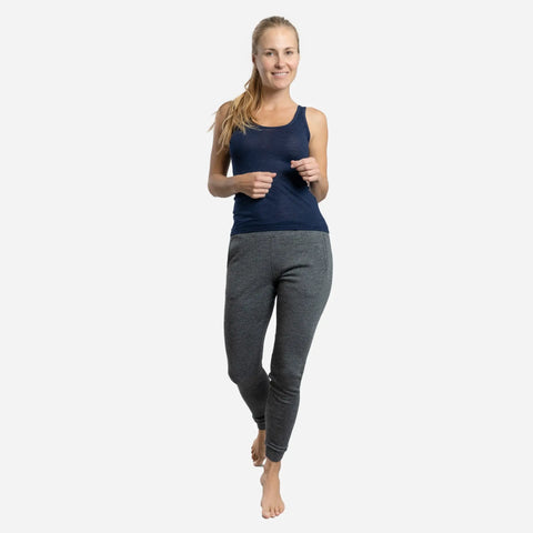 Women's Alpaca Wool Tank Top: 160 Ultralight