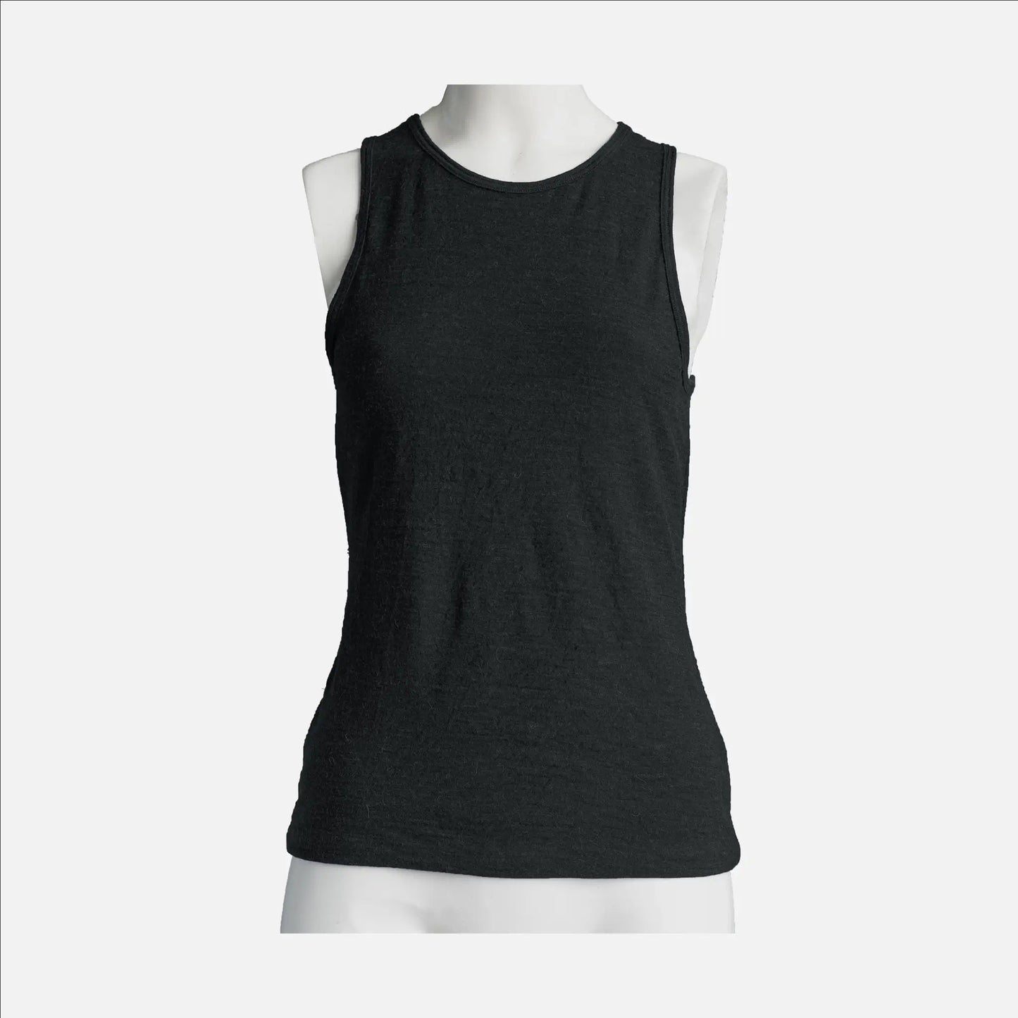 womens breathable running tank ultralight color black