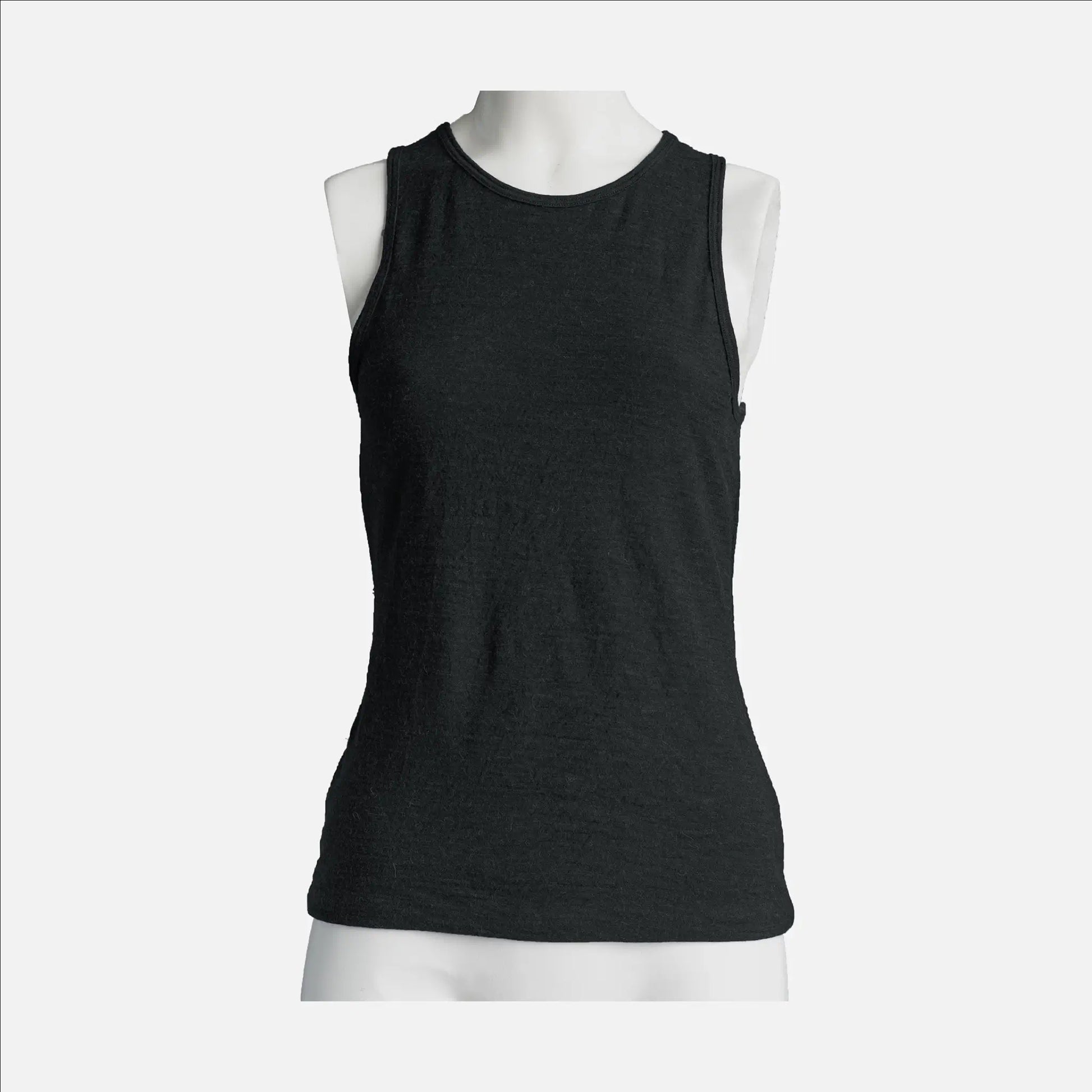 womens breathable running tank ultralight color black
