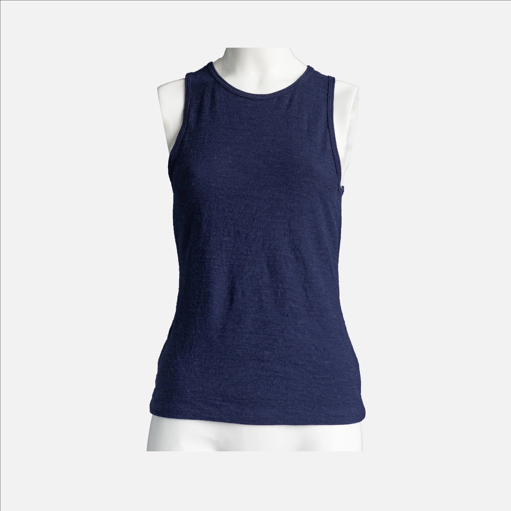 womens breathable tank top ultralight color navy blue