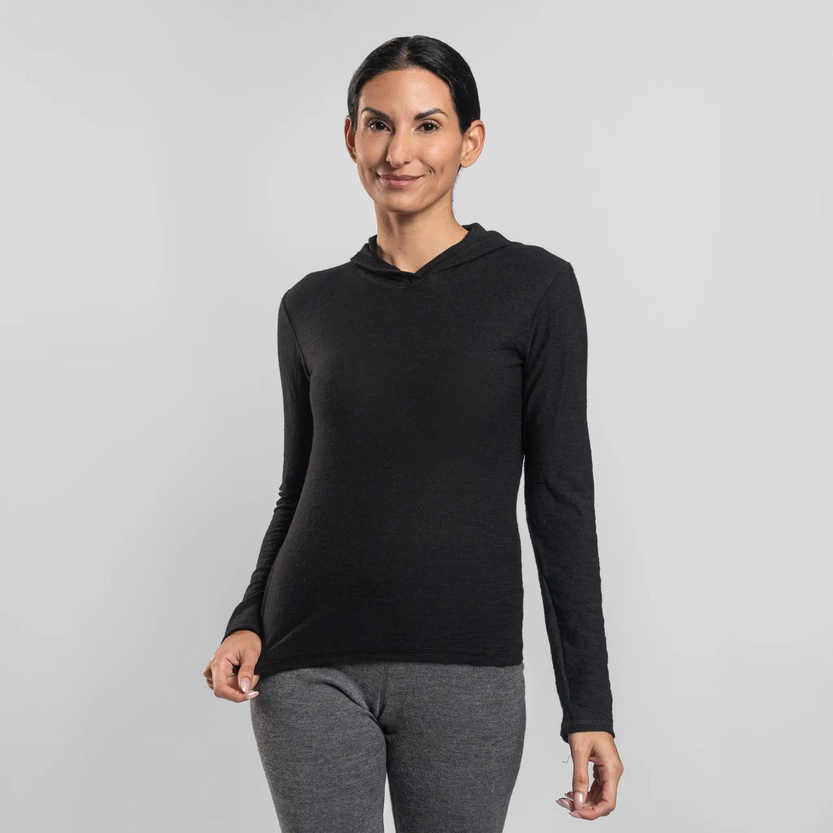 Alpaca Wool Sun Hoodie 160 Ultralight
