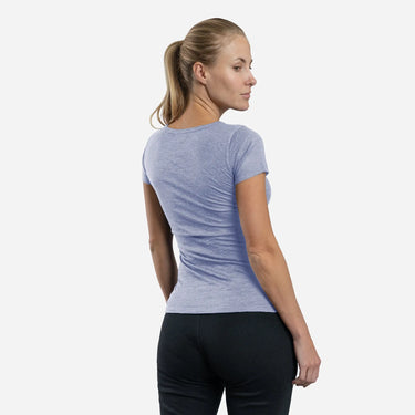 womens eco friendly tshirt crew neck color lilac