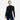 Women's Alpaca Wool Base Layer: 300 Lightweight Half-Zip color black