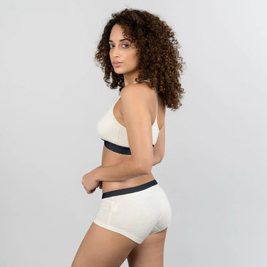 womens functional sports bra ultralight color undyed