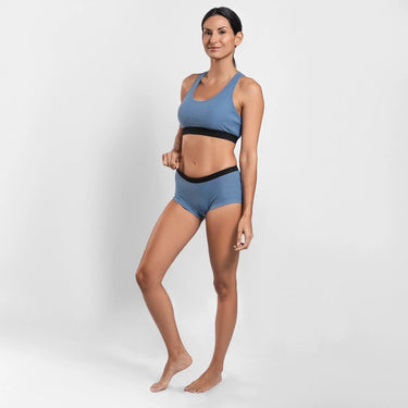 Women's Alpaca Wool Panties: 160 Ultralight color Baby Blue