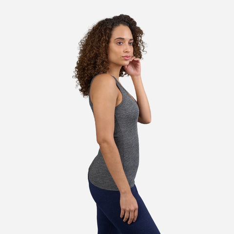 Women's Alpaca Wool Tank Top: 160 Ultralight