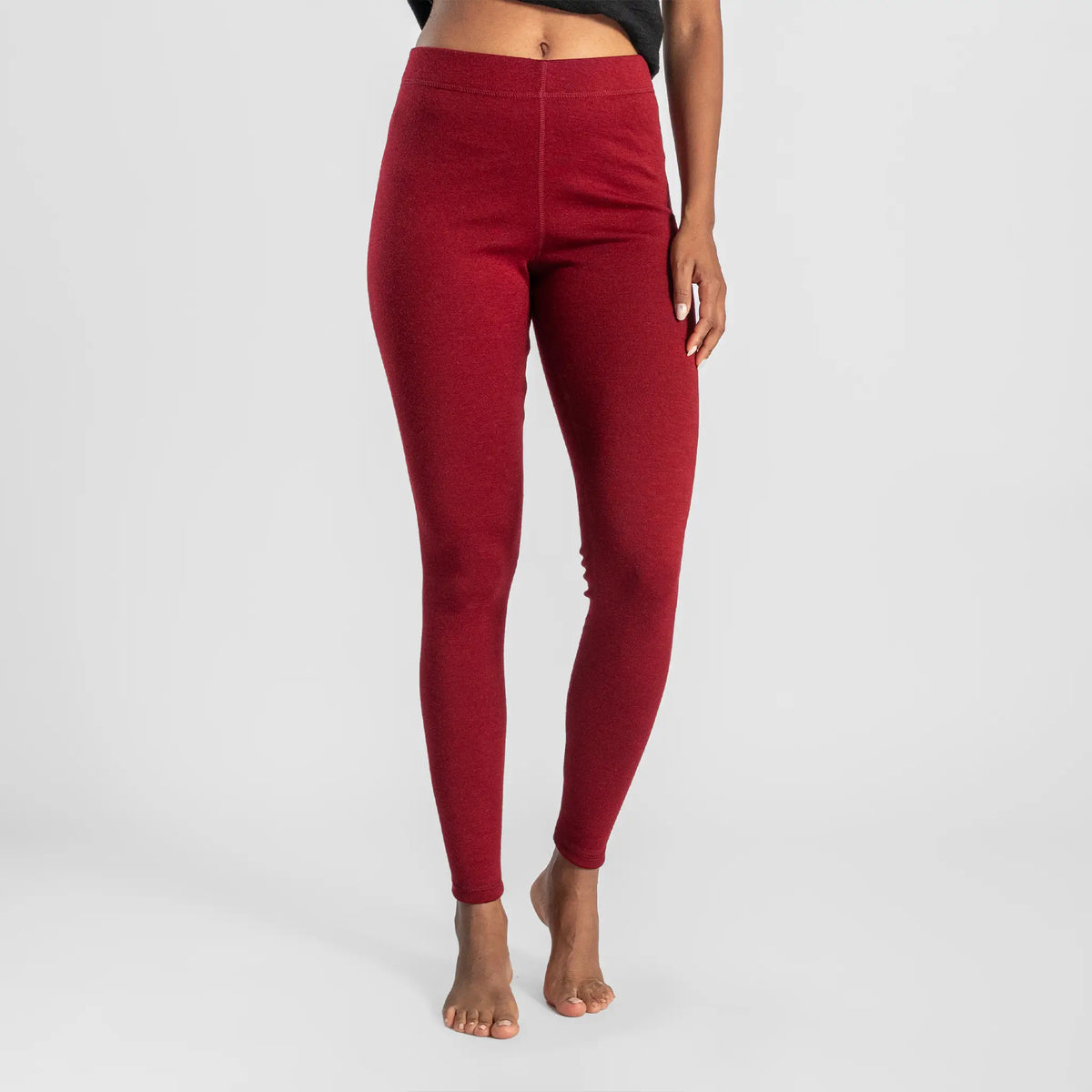 womens high performance wool leggings midweight cover