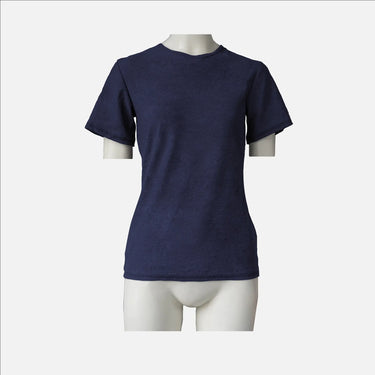womens moisture wicking running tshirt ultralight color navy blue