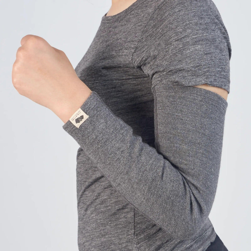 womens moisture wicking sleeve lightweight color gray