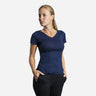 womens most confortable vneck tshirt color navy blue