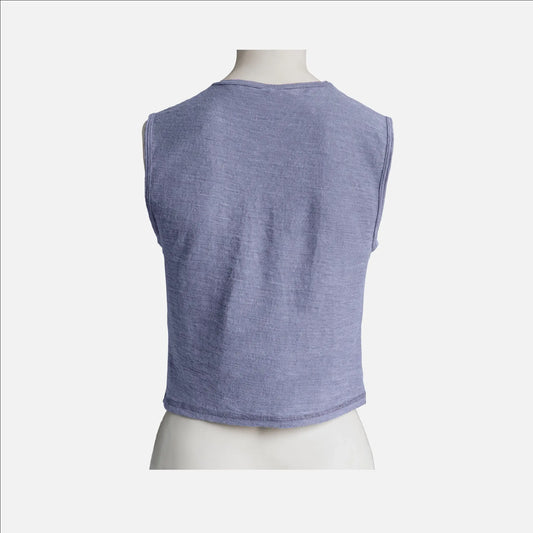 womens outdoor activities crop tank ultralight color lilac