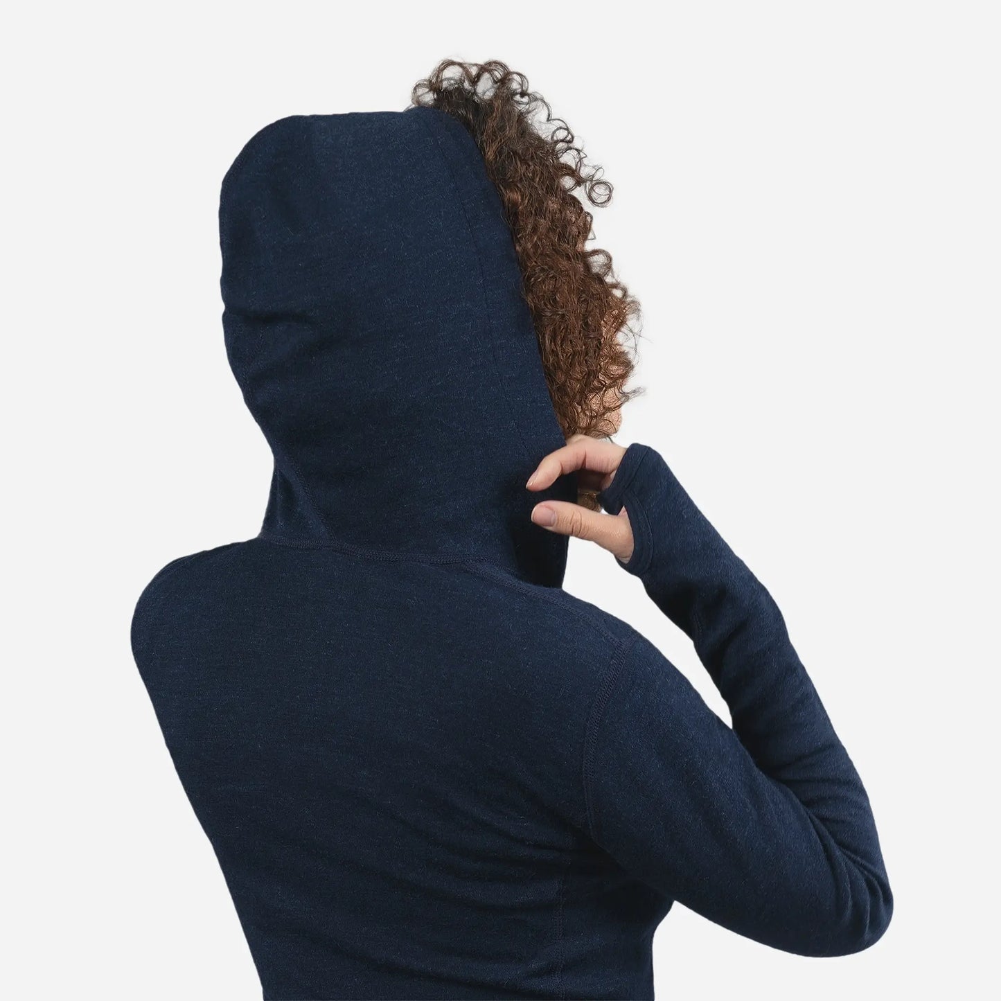 Women's Alpaca Wool Hoodie: 300 Lightweight Half-Zip