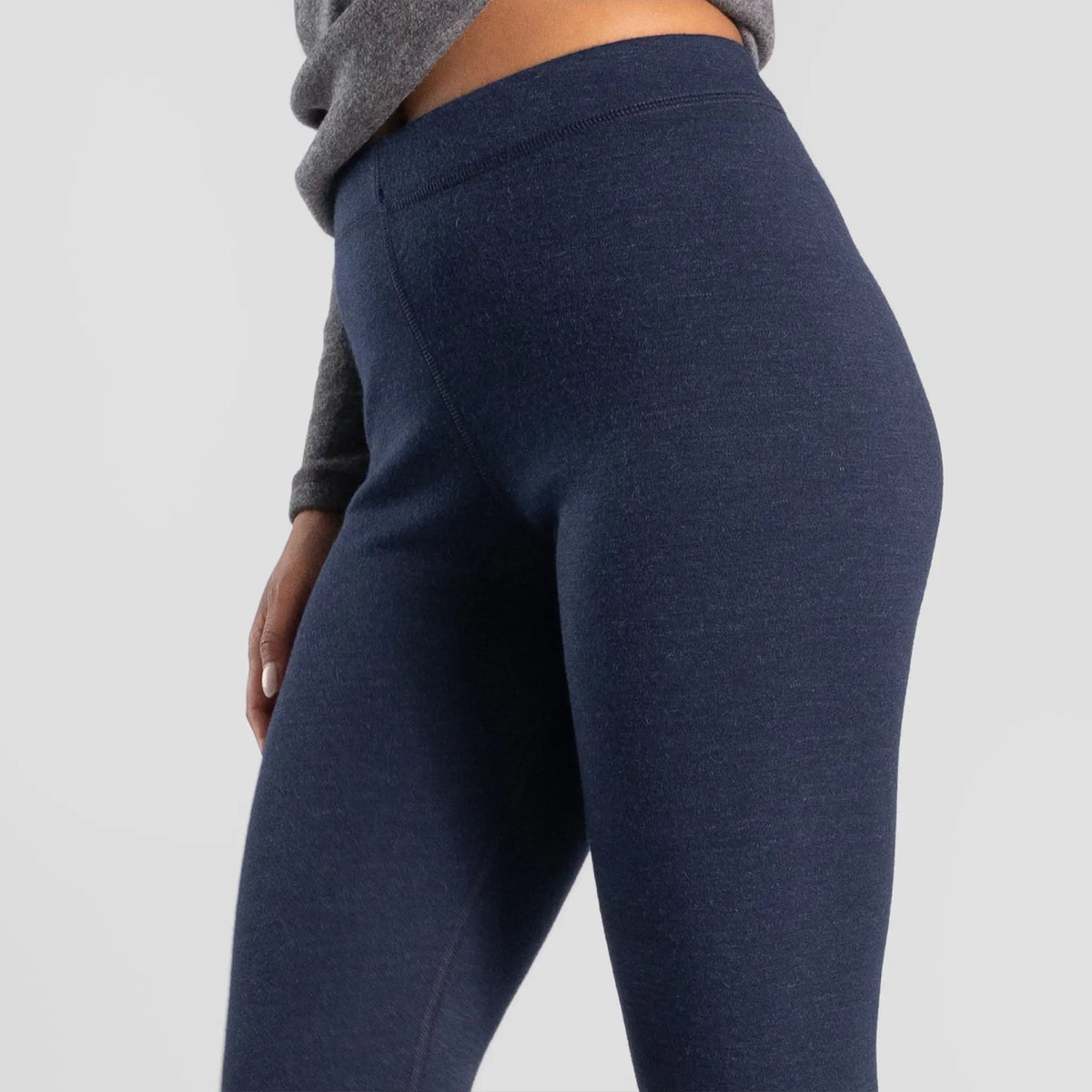 womens outdoor leggings lightweight color navy blue
