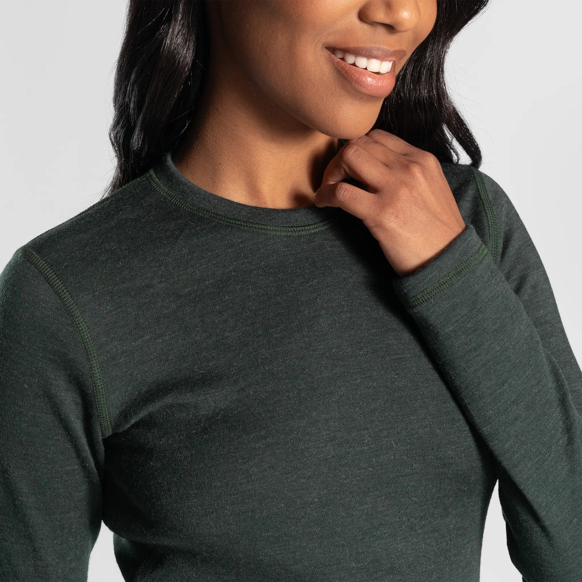 womens outdoor sweater lightweight color dark teal