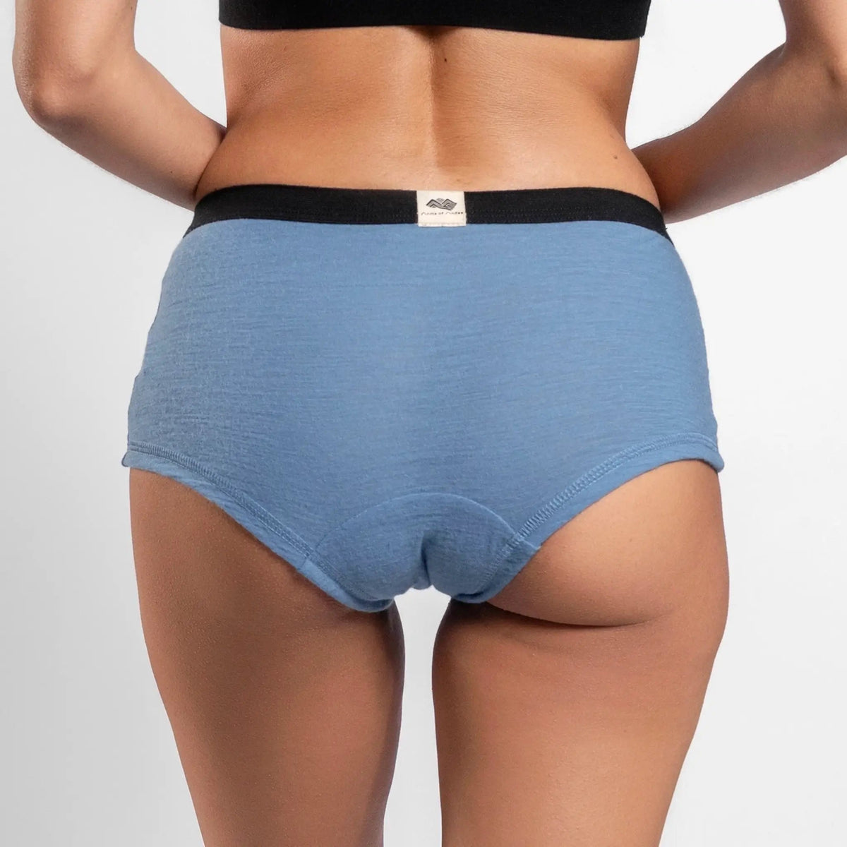 Women's Alpaca Wool Panties: 160 Ultralight color Baby Blue