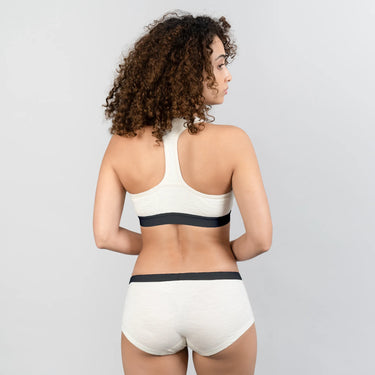 womens single origin sports bra ultralight color undyed