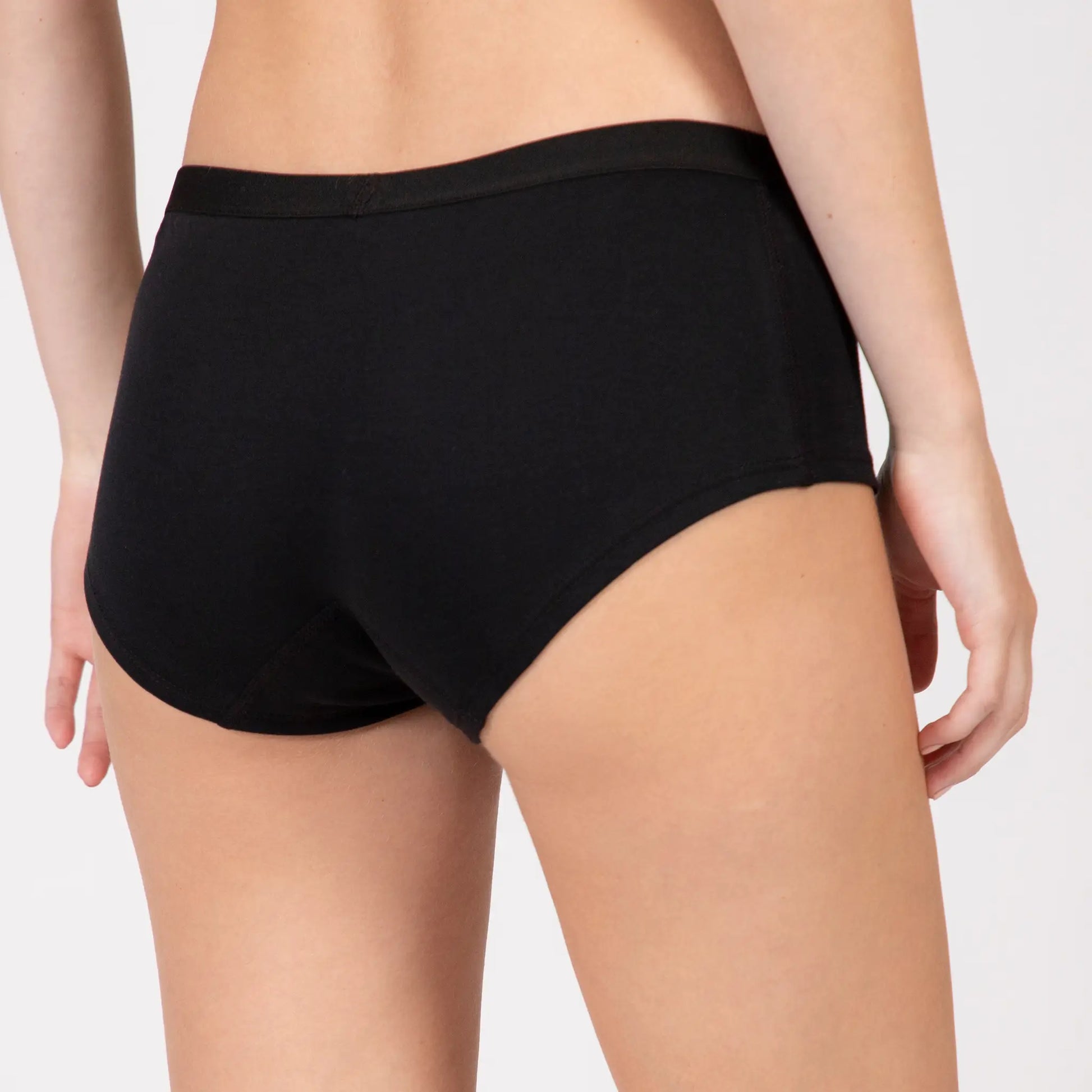 womens sustainable panties color black