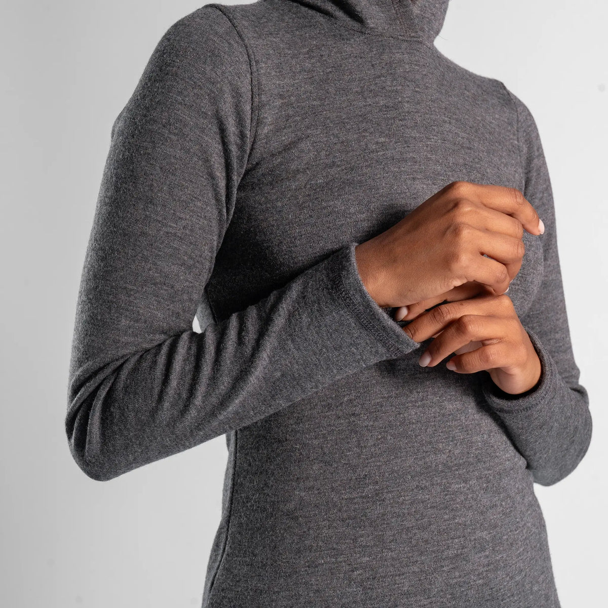 womens ultra soft pullover hoodie color gray
