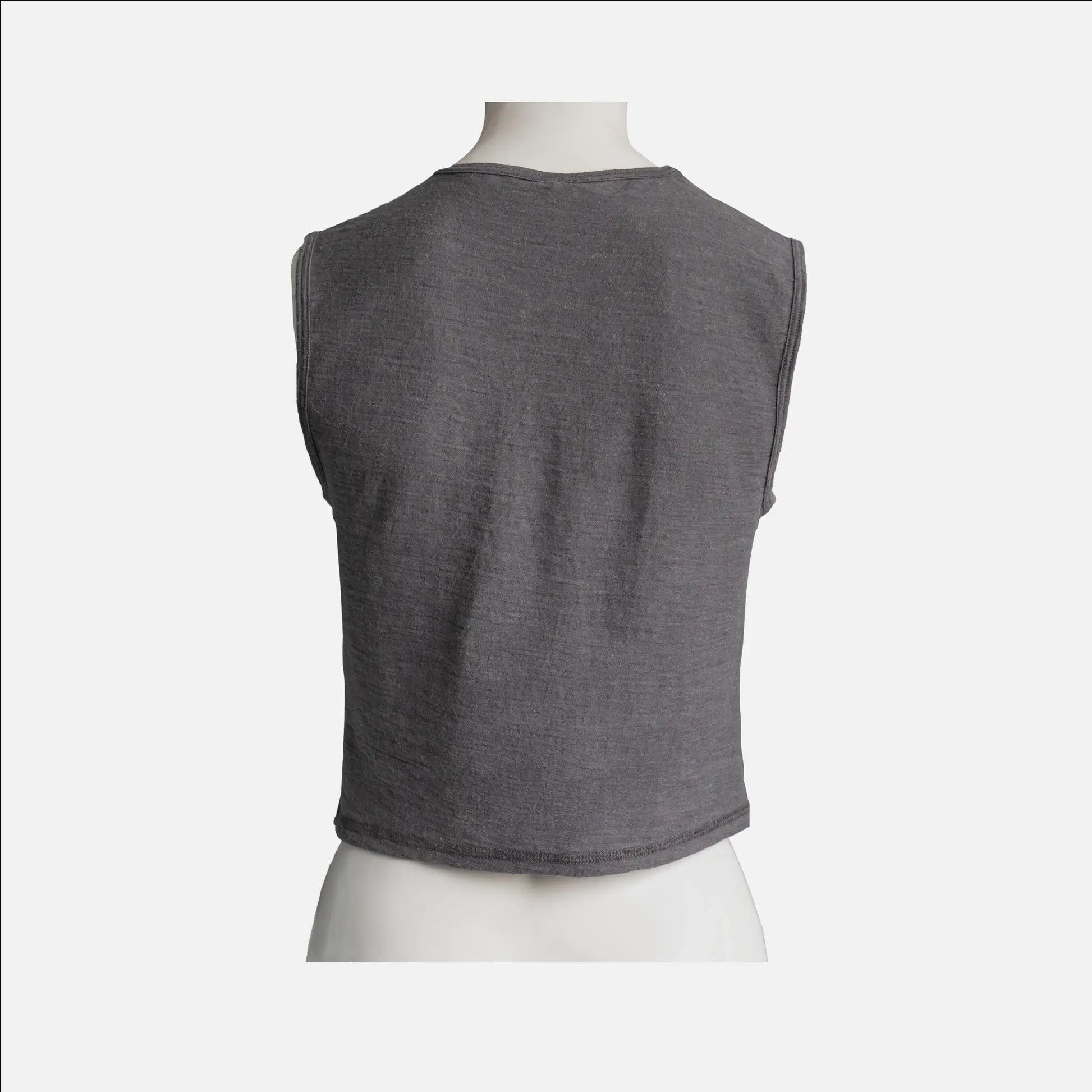 womens versatile design crop tank ultralight color gray