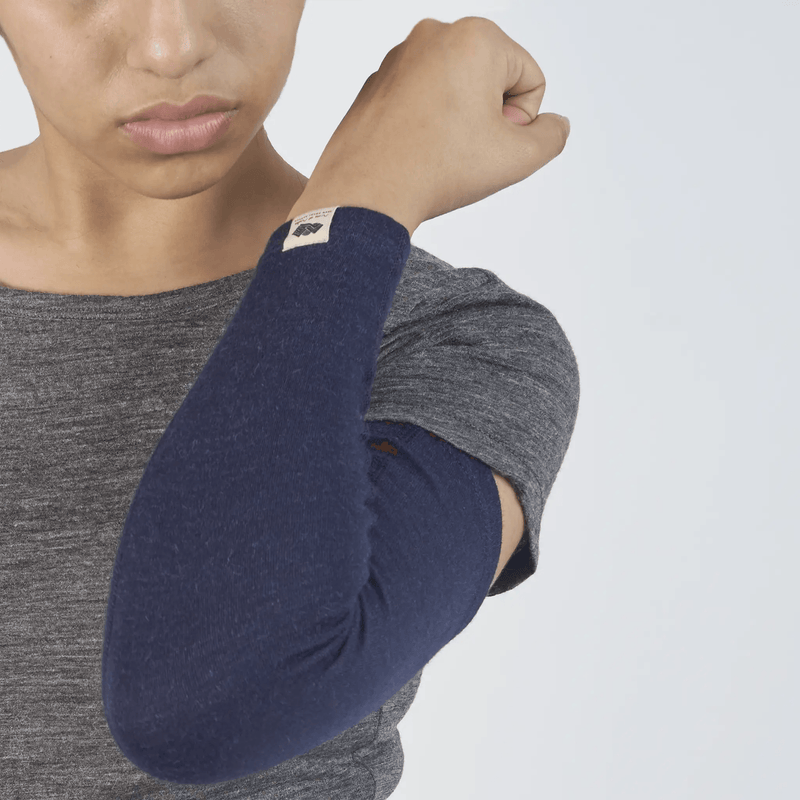 womens wind protection sleeve lightweight color navy blue