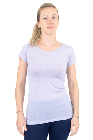 3 Pack Bundle - Women's Alpaca Wool Crew Neck T-Shirts: 160 Ultralight