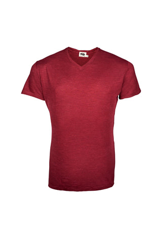 3 Pack Bundle - Men's Alpaca Wool V-Neck T-Shirts: 160 Ultralight